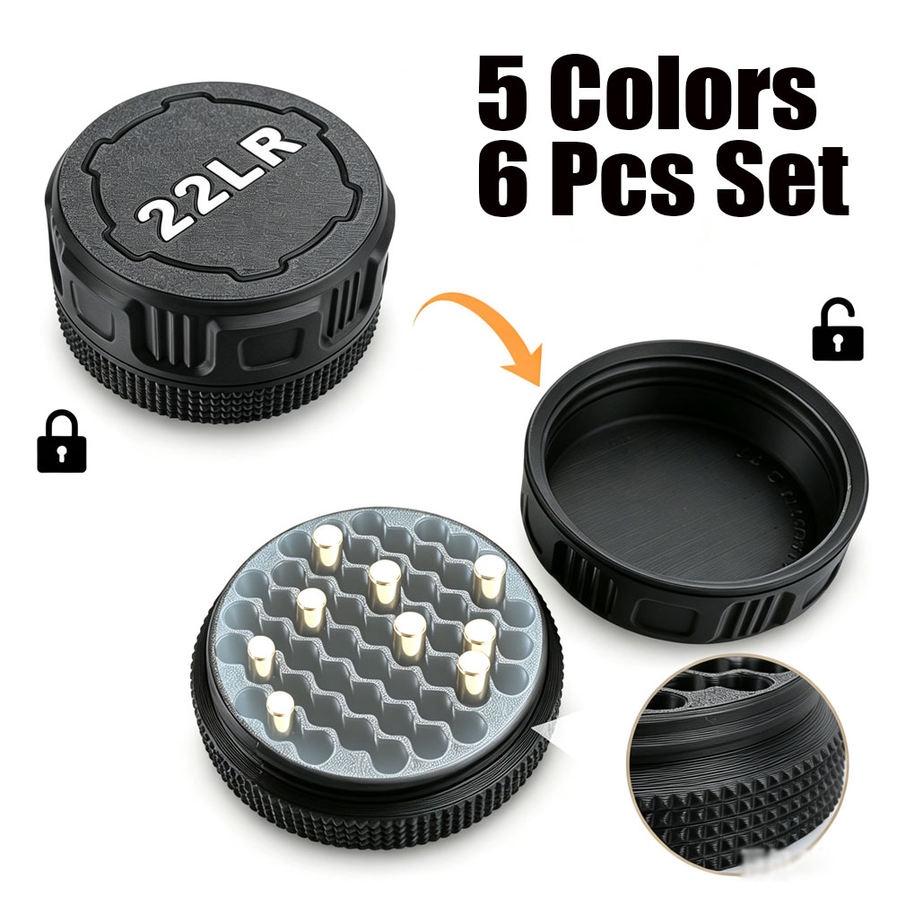 Hunting & Outdoor As - 6Pcs 탄약 보관 상자 .22LR 55발