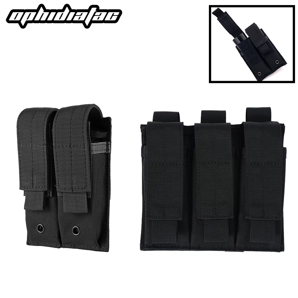 Outdoor Hunting Magazines - OPHIDIAN 9mm 매거진 파우치 싱글 더블