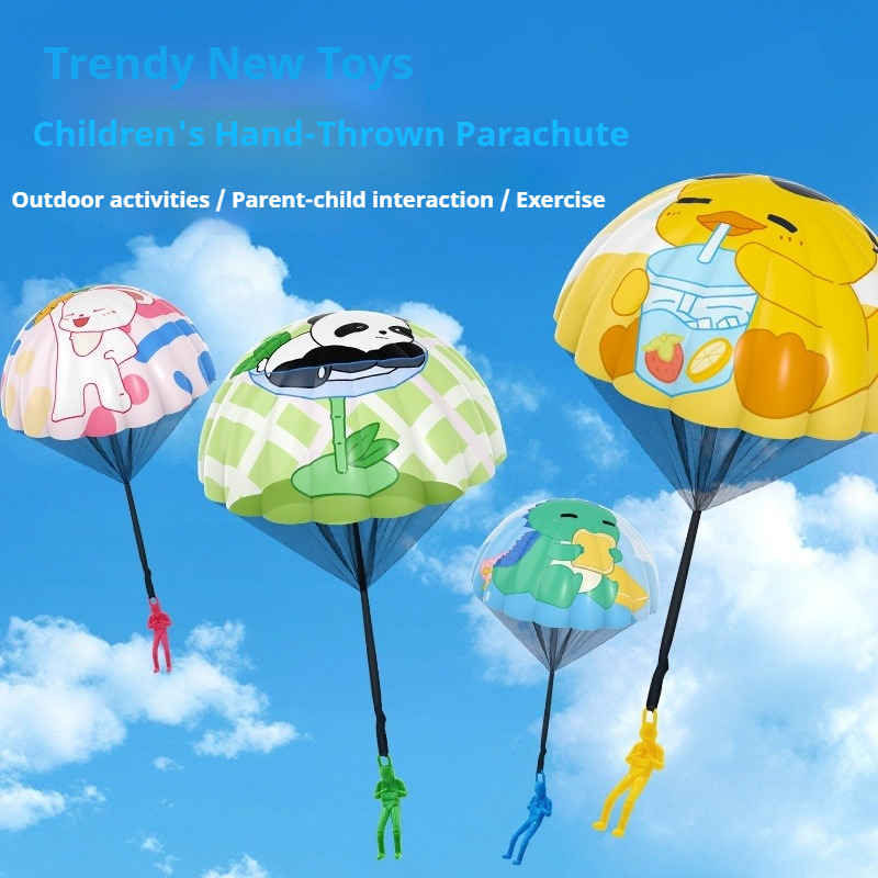 어린이 낙하산 야외 스포츠 손으로 던지는 공원 장난감  - Outdoor Hunting Toys 리뷰 및 가격