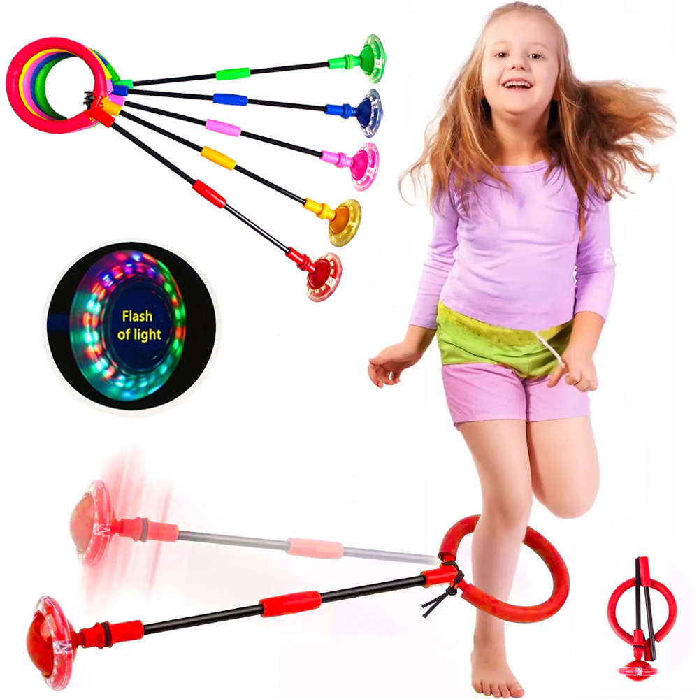 플래시 점프 밧줄 공 어린이 한 발 야외 재미 스포츠  - Outdoor Hunting Toys 리뷰 및 가격