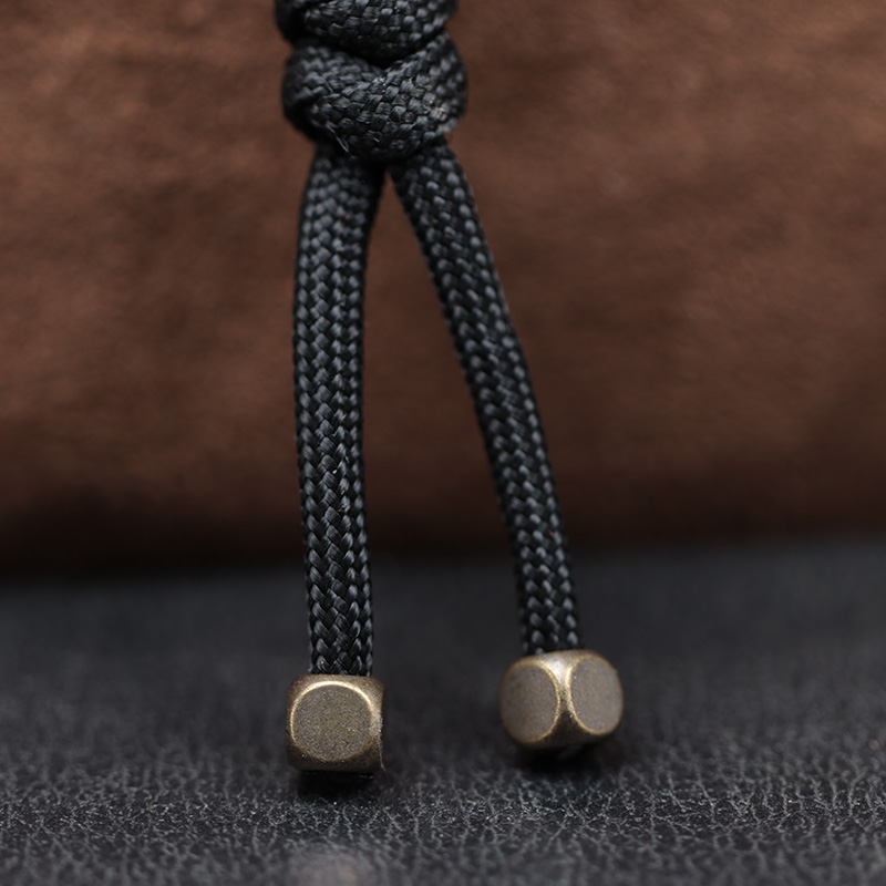 2pcs 4mm 홀 큐브 황동 나이프 비즈 EDC DI - Paracord Survival Bracelet 리뷰 및 가격