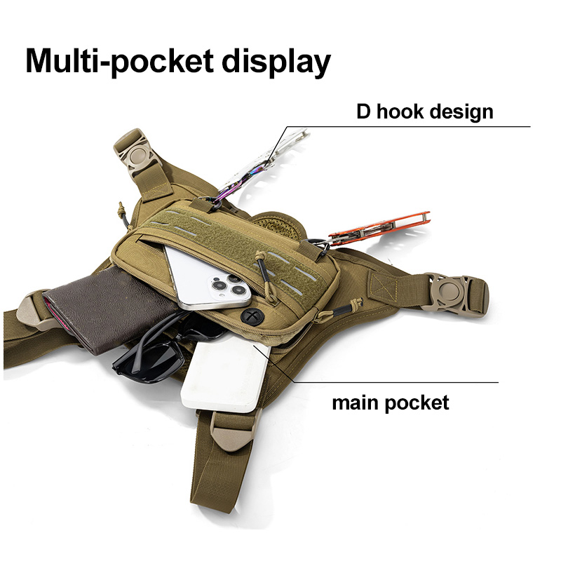 전술용 앞가슴 가방 조끼 캠핑 사냥 숄더백 남성 낚시  - Men'S Outdoor Hunting Jacket 리뷰 및 가격