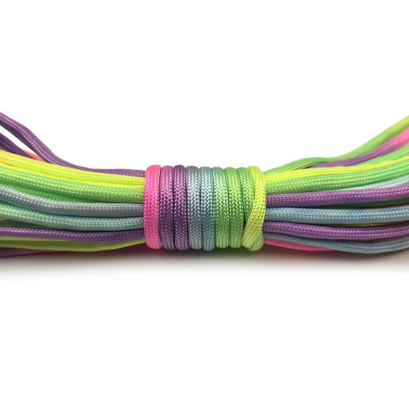 2mm/3mm/4mm 레인보우 파라코드 7가닥 낙하산  - Paracord Survival Bracelet 리뷰 및 가격