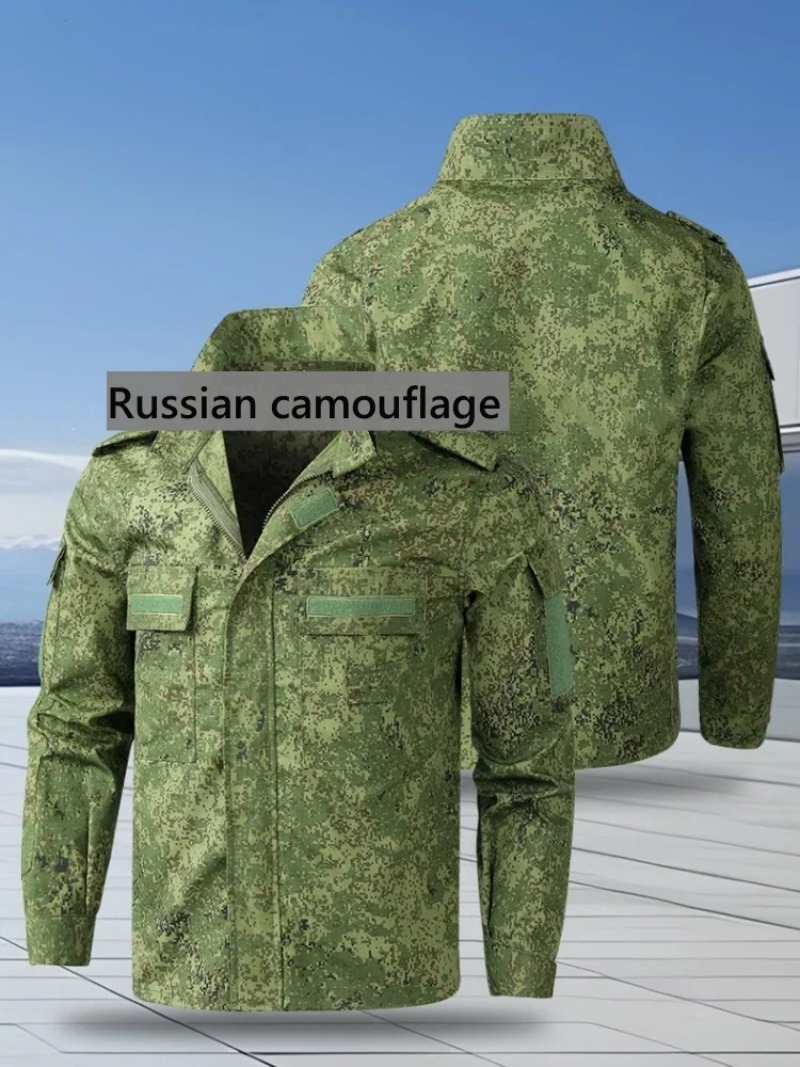 러시아 위장 전술복 전투복 남성 야전 훈련복 야외 사냥 - Men'S Outdoor Hunting Jacket 리뷰 및 가격