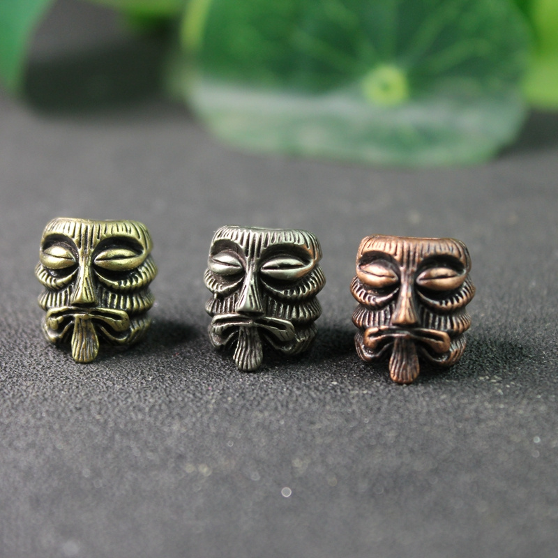 마야 토템 명상가 황동 EDC 아웃도어 파라코드 비즈  - Paracord Survival Bracelet 리뷰 및 가격