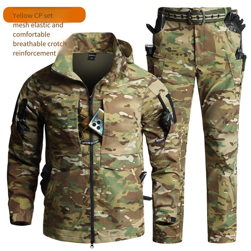 남성용 카모플라주 전술 장비 세트 후드형 통기성 립스탑 - Men'S Outdoor Hunting Jacket 리뷰 및 가격