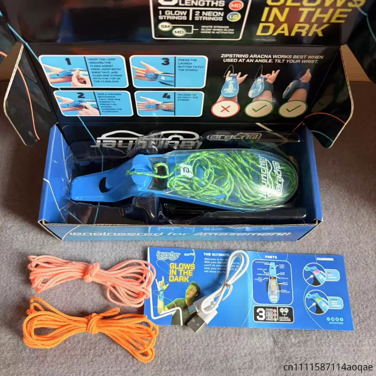 빛나는 로프 발사기 창의적인 스트레스 해소 야외 장난감 - Outdoor Hunting Toys 리뷰 및 가격