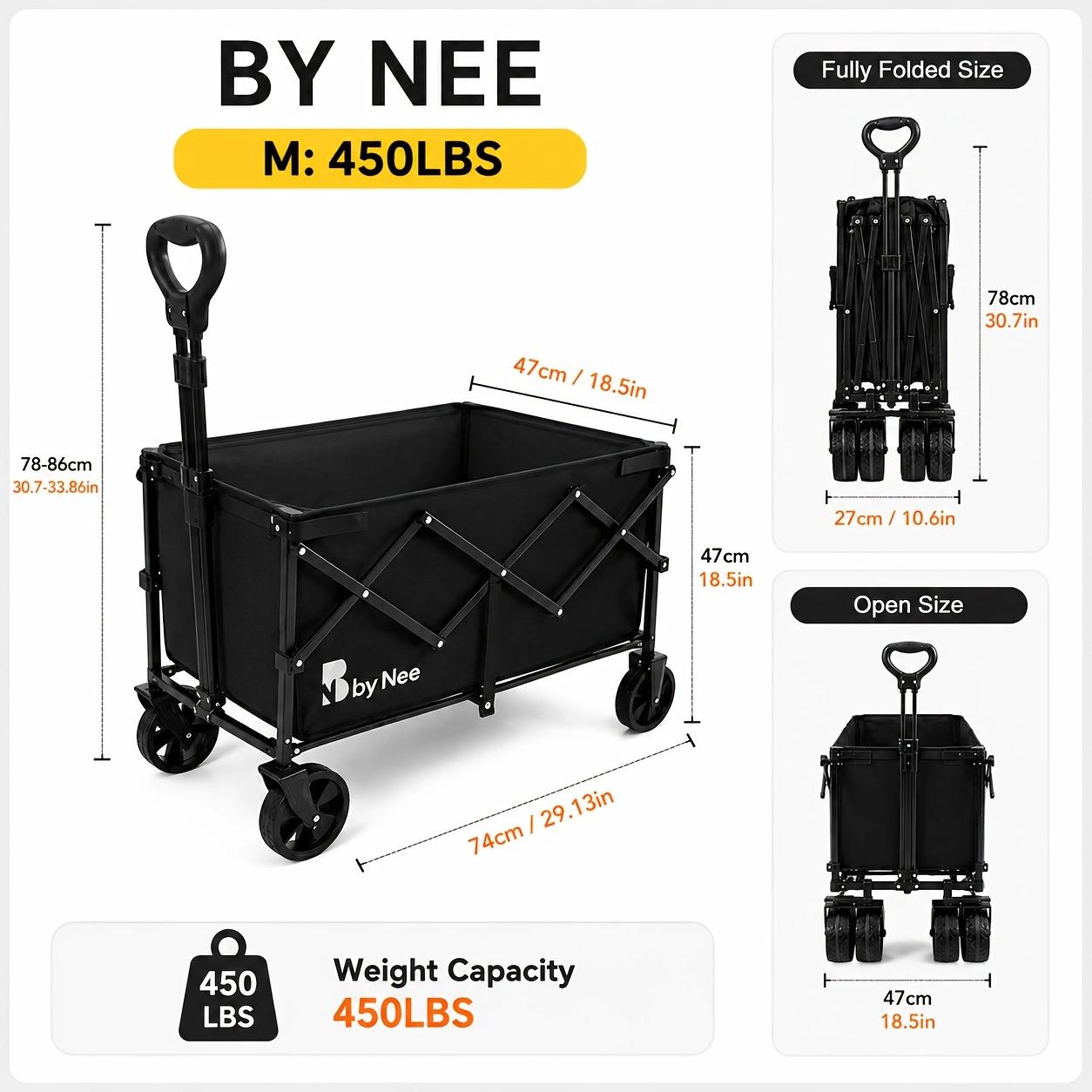 헤비 듀티 접이식 웨건 카트, 접이식 야외 캠핑 비치  - Hunting And Outdoor Shop 리뷰 및 가격
