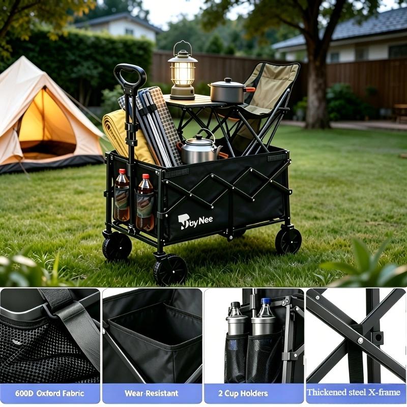 헤비 듀티 접이식 웨건 카트, 접이식 야외 캠핑 비치  - Hunting And Outdoor Shop 리뷰 및 가격